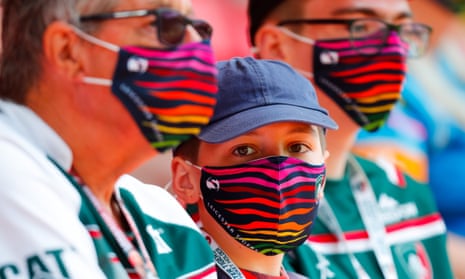 Leicester Tigers fans at Welford Road stadium on 5 June.