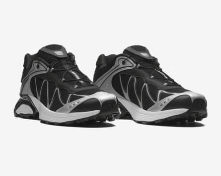 product photo of black and gray sneakers