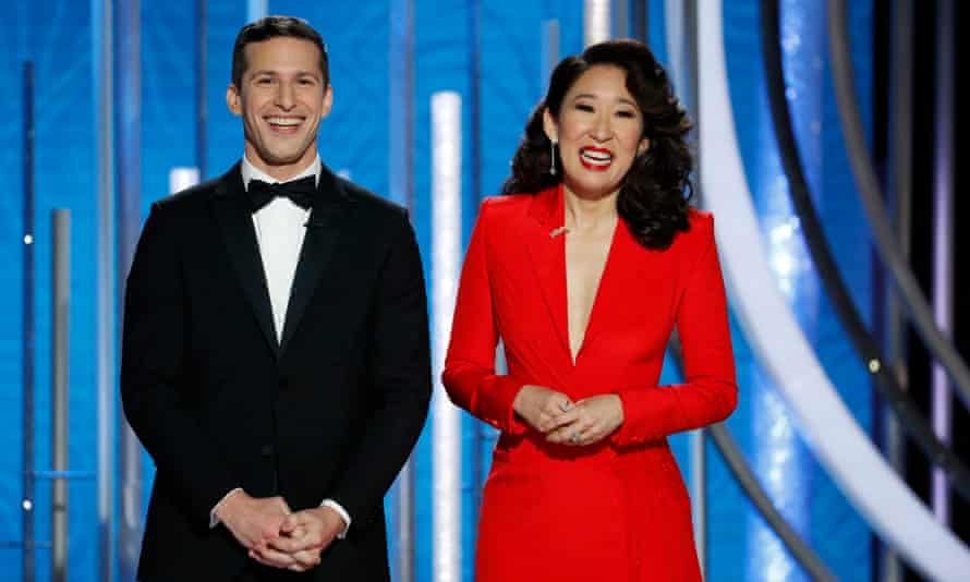 Andy Samberg and Sandra Oh.