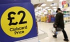 UK grocery price inflation eases as shoppers turn to loyalty cards