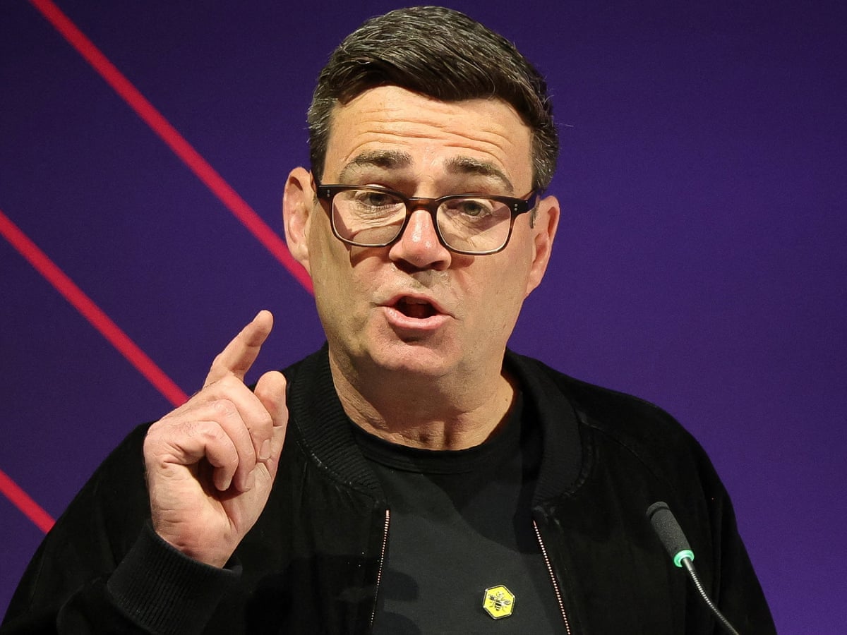 Andy Burnham vows to 'change Labour' in direct challenge to Keir Starmer | Andy Burnham | The Guardian