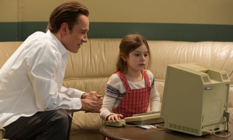 Michael Fassbender with Makenzie Moss in the biopic Steve Jobs