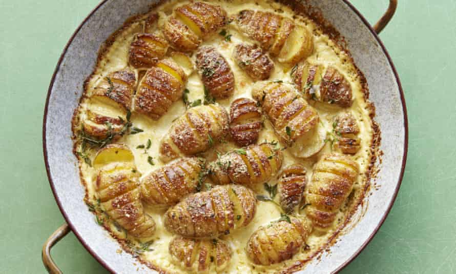 Yotam Ottolenghi’s hasselback fondant potatoes balance crispy and creamy in one pot of goodness.