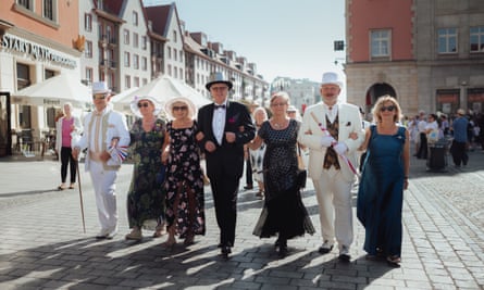 Leading the way … seniors are celebrated in Wrocław, Poland.