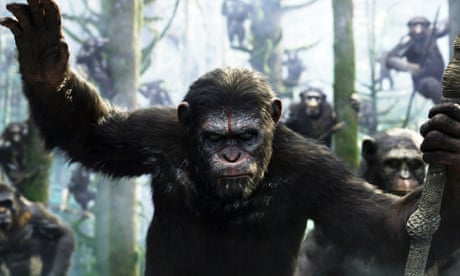 A scene from the film, Dawn of the Planet of the Apes, another Weta project.
