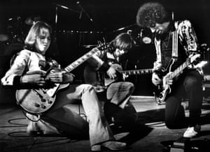 10CC on stage in the Netherlands in 1975.