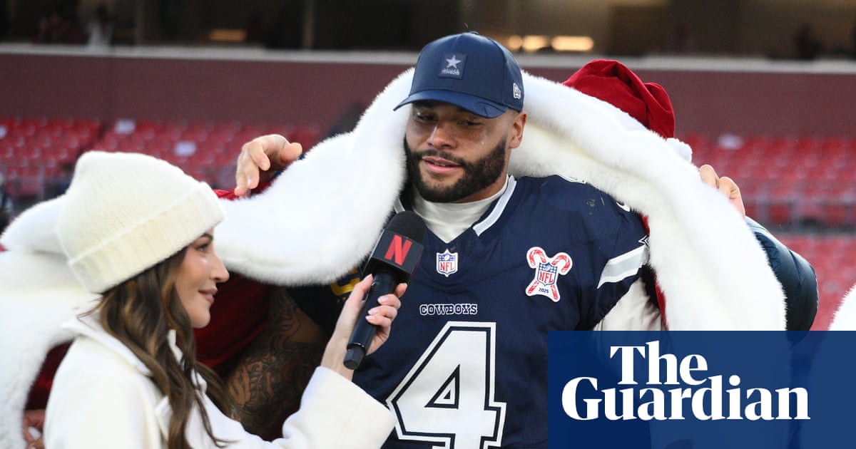 Prescott leads Cowboys past skidding Commanders to kick off Christmas triple-header