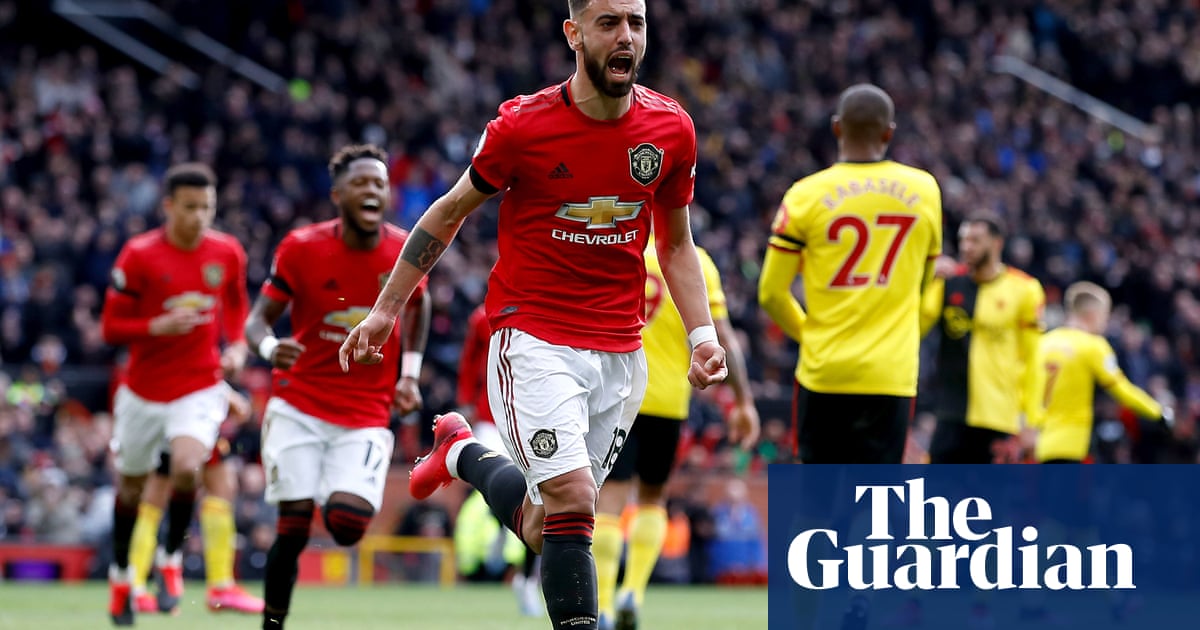 Bruno Fernandes opens Manchester United account in win over Watford