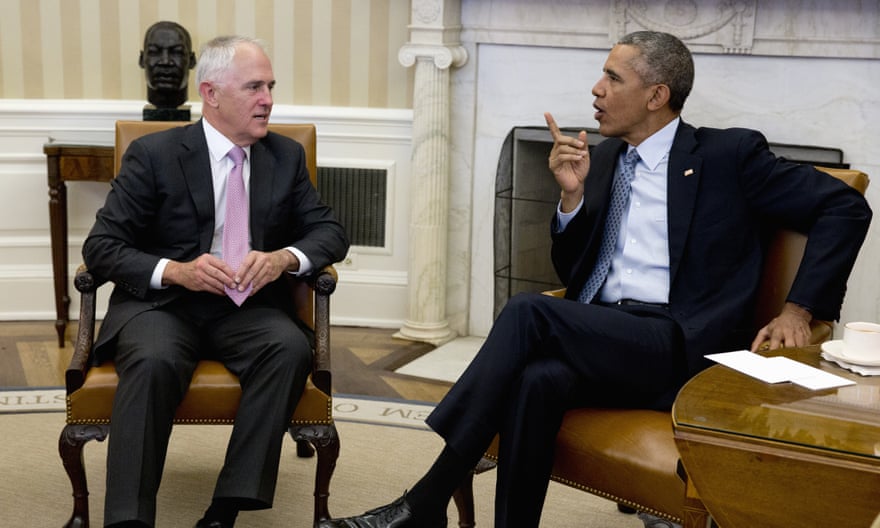 Turnbull meets Barack Obama in the Oval Office