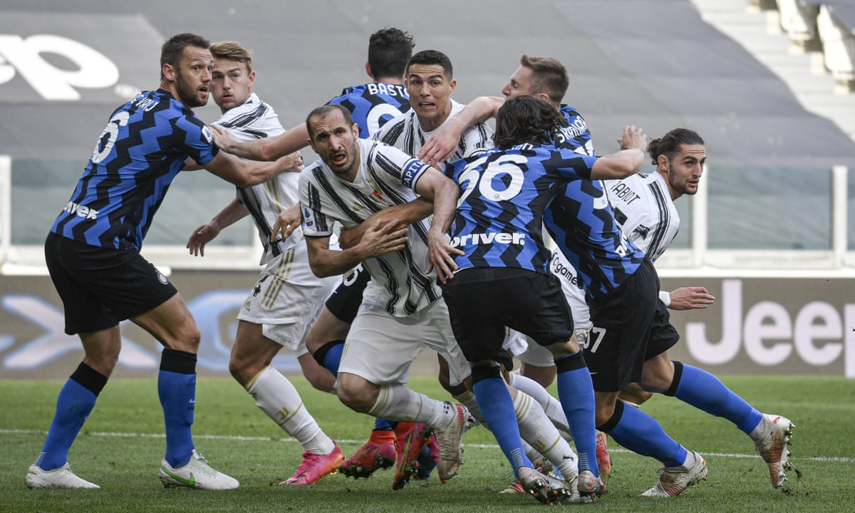 Inter Fail To Knock Juventus Out As Top Four Fight Goes The Distance Serie A The Guardian