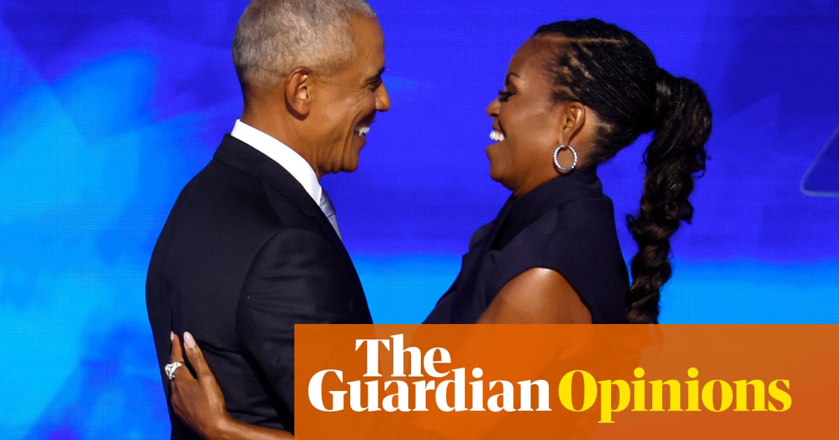 Why is the US right so obsessed with the Obamas' marriage? | Arwa Mahdawi