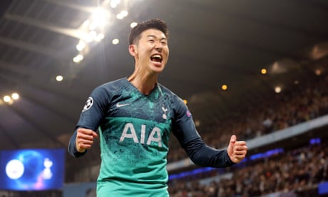 Man City 4 3 Spurs 4 4 Agg Spurs Win On Away Goals Champions League As It Happened Football The Guardian