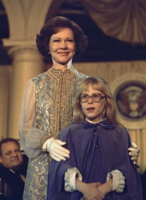 Rosalynn and Amy Carter, 1977