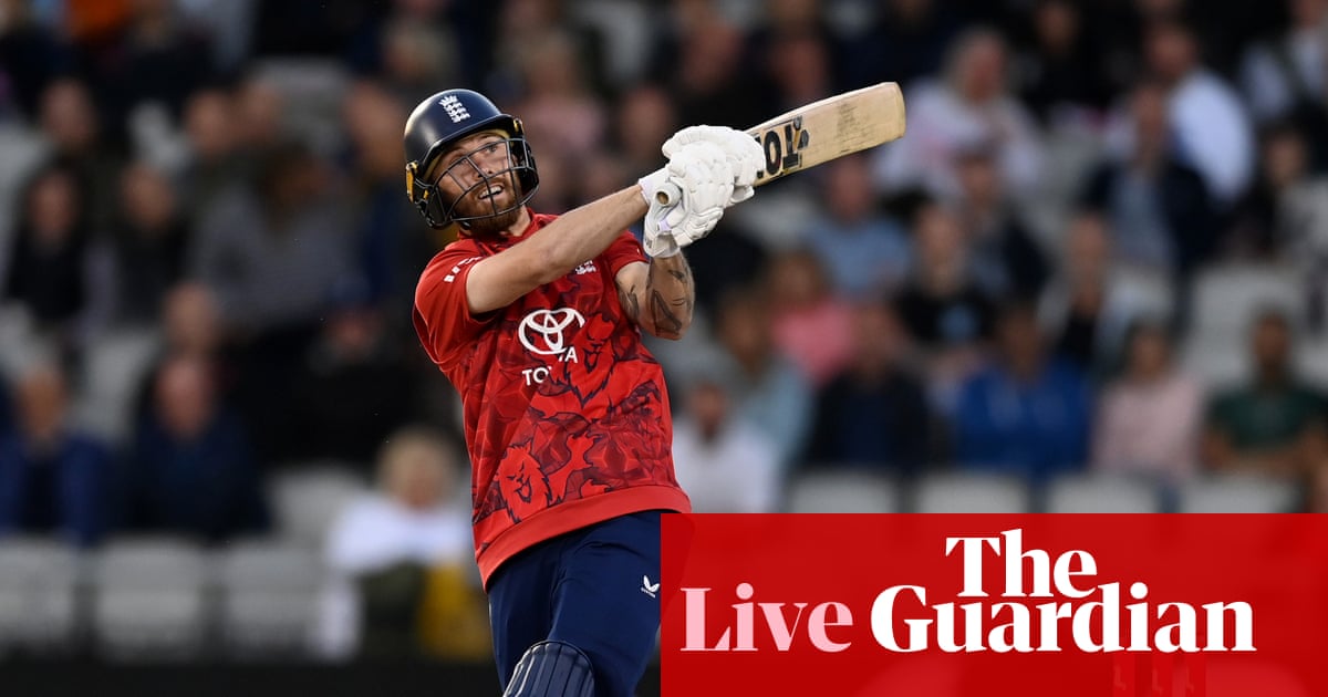 England v South Africa: second men’s T20 international – live