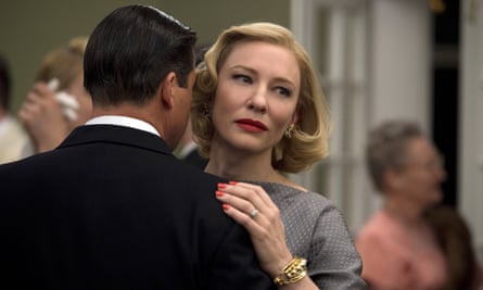 With Kyle Chandler in Todd Haynes’s Carol, 2015.