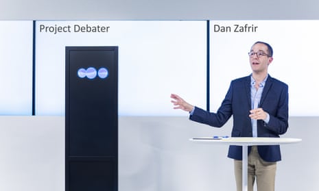 Project Debater with one of its opponents