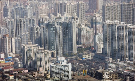 China’s property market is slowing down, with the value of home sales down 20% in the past year.