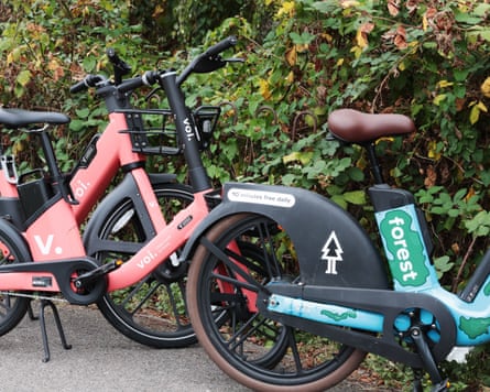 Voi and Forest bikes
