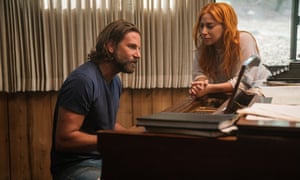 Bradley Cooper and Lady Gaga in A Star is Born.
