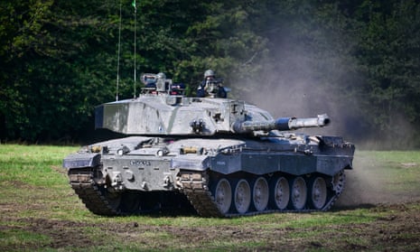 The British army’s Challenger 2 tank.