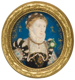 Queen Elizabeth I, by Nicholas Hilliard, 1572.