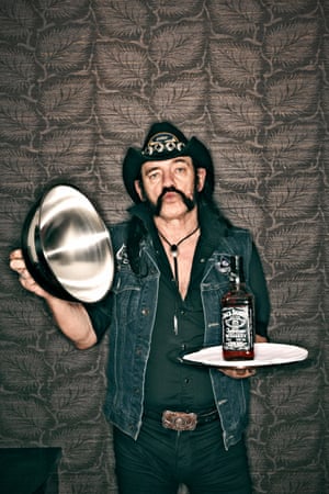 Lemmy shot for Observer Food Monthly in 2010