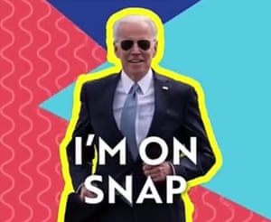 I M On Snapchat Joe Biden S Exciting Announcement Draws Snark Us News The Guardian