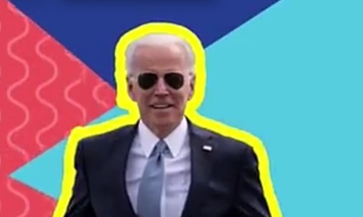 I M On Snapchat Joe Biden S Exciting Announcement Draws Snark Us News The Guardian