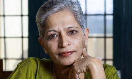 Journalist Gauri Lankesh was killed in India in 2017.