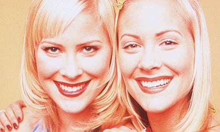 Sweet Valley High girls ... Brittany and Cynthia Daniel in the TV adaptation.