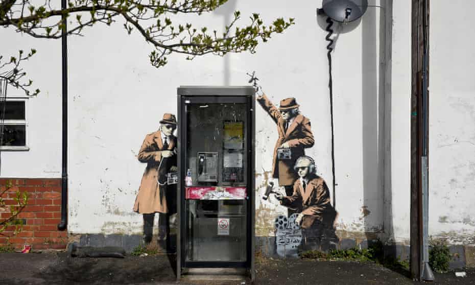 Cheltenham house with Banksy wall art up for sale | Banksy | The Guardian
