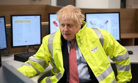 Boris Johnson revealed his government’s energy strategy on a visit to Hinkley Point nuclear power station on Thursday.