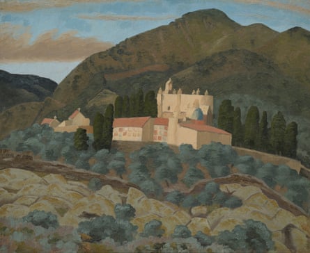 Cemetary Cadaques, 1954, by Cedric Morris.
