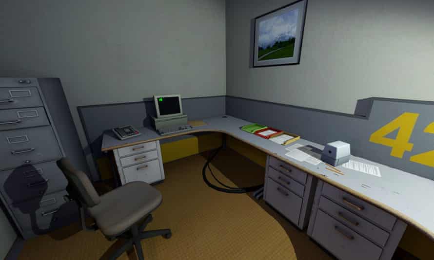 ‘A postmodern masterpiece’. A screenshot of Stanley Parable