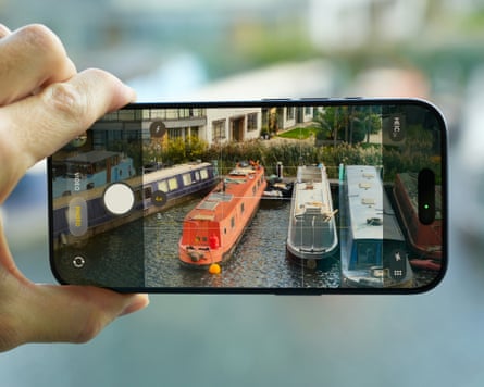 The camera app on the iPhone 17 Pro.