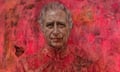 detail from Jonathan Yeo’s portrait of King Charles III.