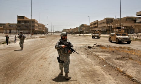 American soldiers in Mosul, Iraq.