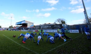 Macclesfield players before their FA Cup defeat by non-league Kingstonian.