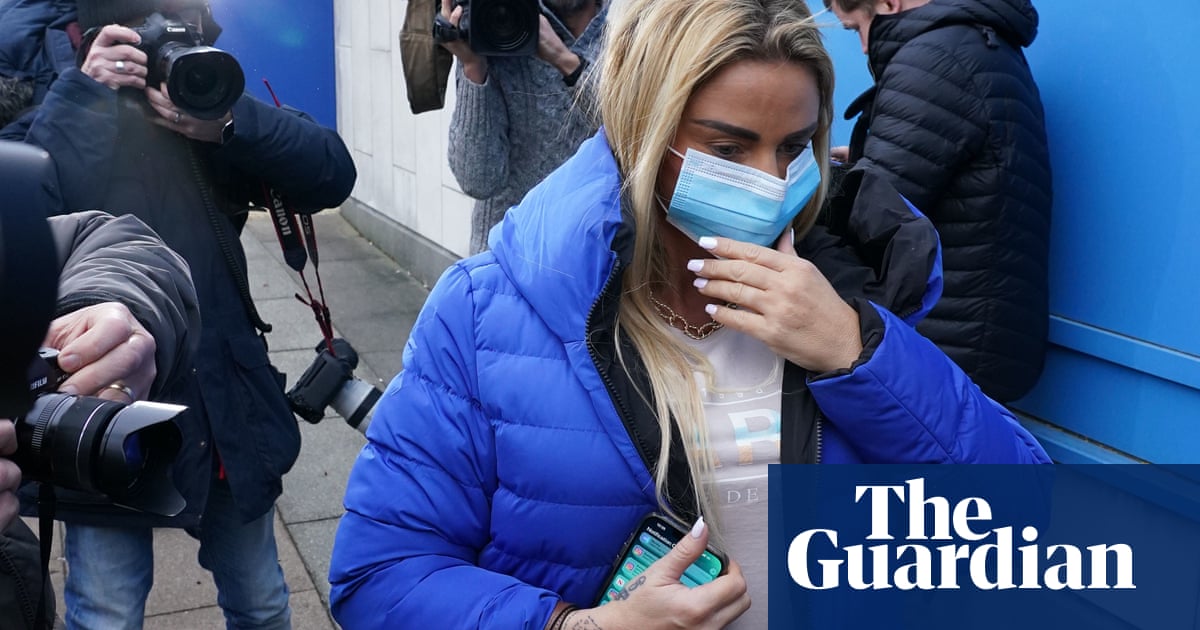 Katie Price given suspended jail sentence for drink-driving