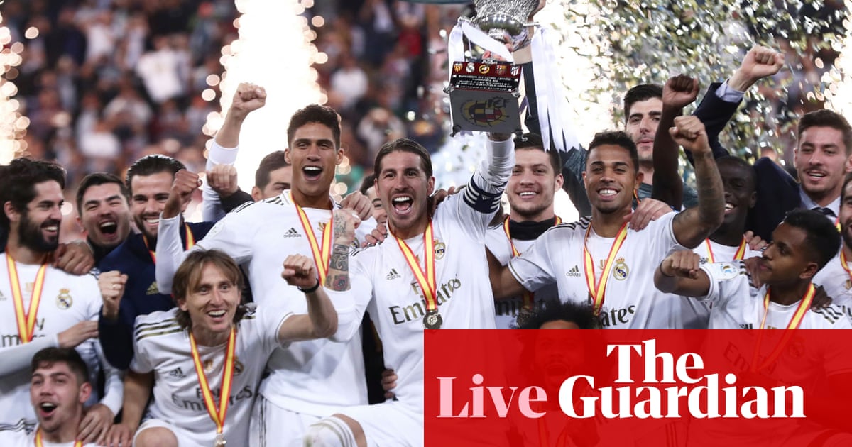 Real Madrid beat Atlético Madrid on penalties to win Spanish Supercopa final – as it happened!