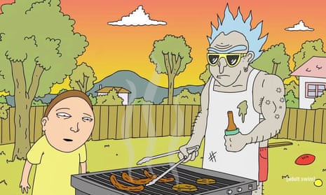 ‘Mordi’ and ‘Reek’ in the Australian-themed Rick and Morty parody short, which featured the Victorian city of Bendigo and aired on Adult Swim