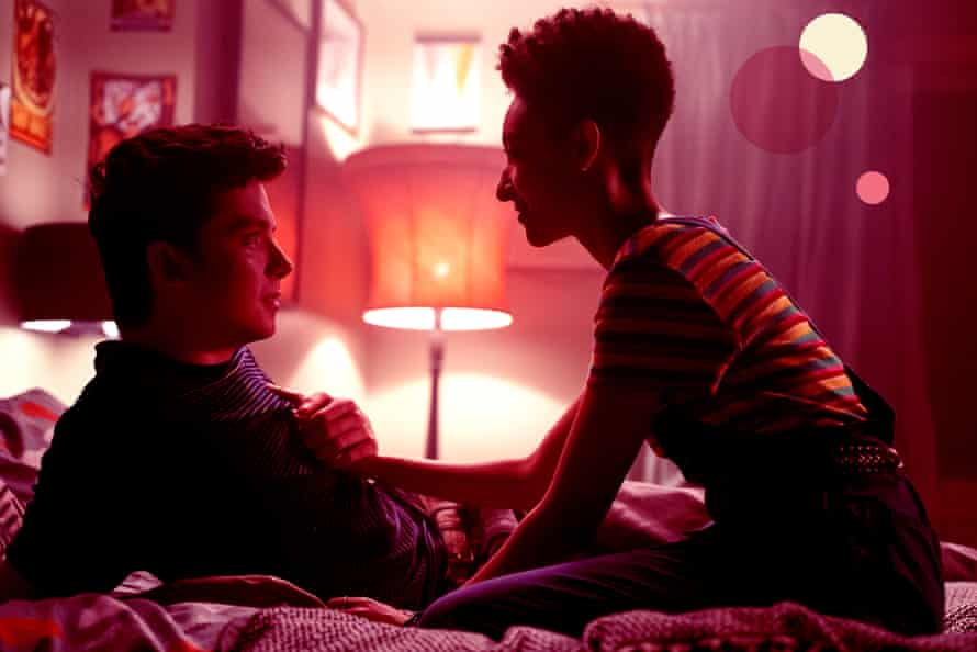Public service zeal ... Asa Butterfield and Patricia Allison in Sex Education. Photograph: Netflix