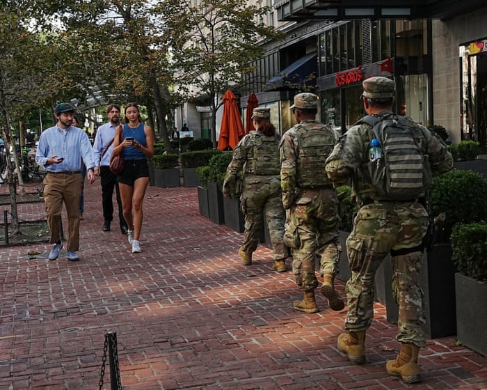 Trump’s domestic troop deployments aren’t about crime – they’re about intimidation | Moira Donegan