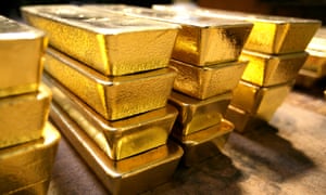 Gold bars in Switzerland where Italian international tax dodgers stashed 70 of their undeclared wealth