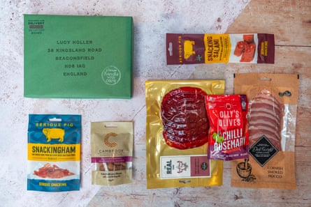 Charcuterie Letter Box Hamper with meats