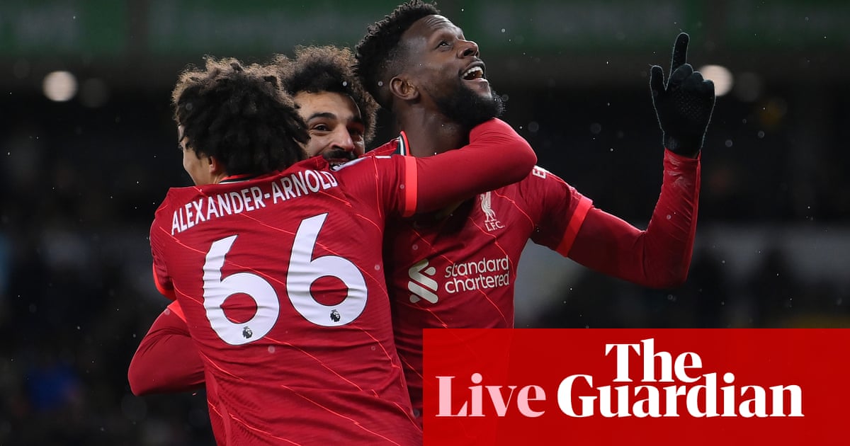 Wolves 0-1 Liverpool, Newcastle 1-0 Burnley: clockwatch – as it happened
