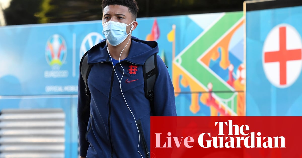 Euro 2020: Jadon Sancho in line to start for England against Ukraine – live!