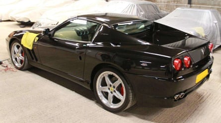 Black sports car