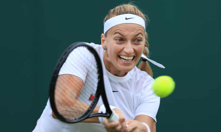 Petra Kvitova showed signs of her best form against Ana Bogdan, as well as some less impressive periods.