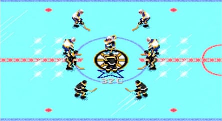 NHL 94 on the Mega Drive – ahh, the good old days.